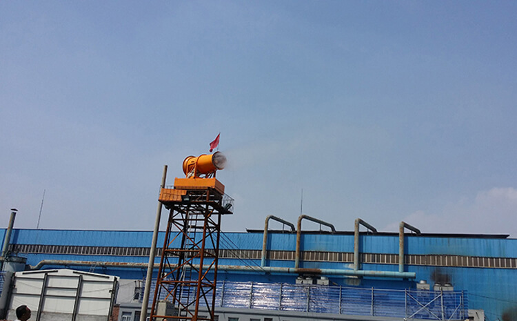 鄭通霧炮機(jī)設(shè)備可以治理?yè)P(yáng)塵嗎？-降塵霧炮機(jī)