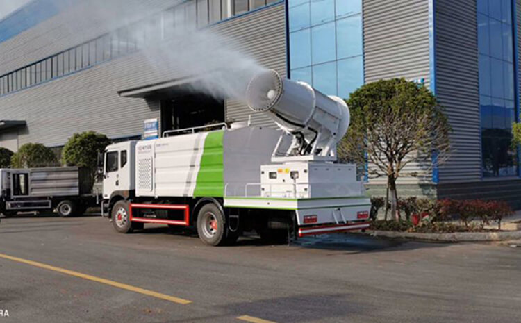 建筑垃圾破碎站可以使用車(chē)載式霧炮機(jī)嗎