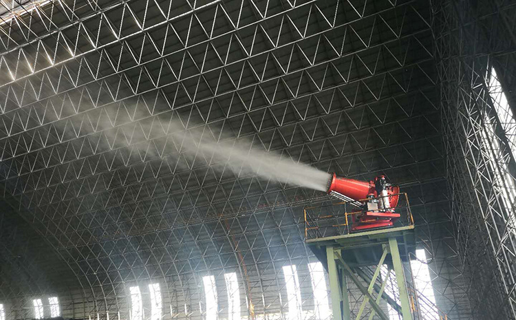 霧炮機的噴霧壓力對降塵有什么影響？